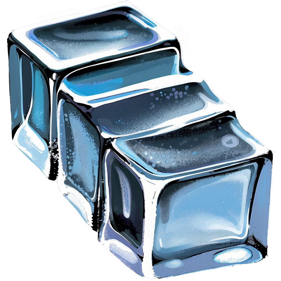 Ice Cube Illustration Png 1 PNG Image