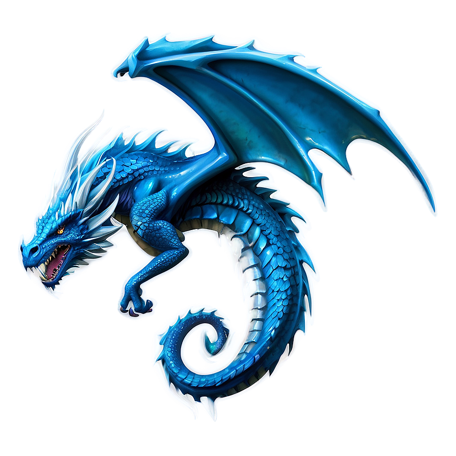 Ice Dragon Clipart Png Xyc PNG Image