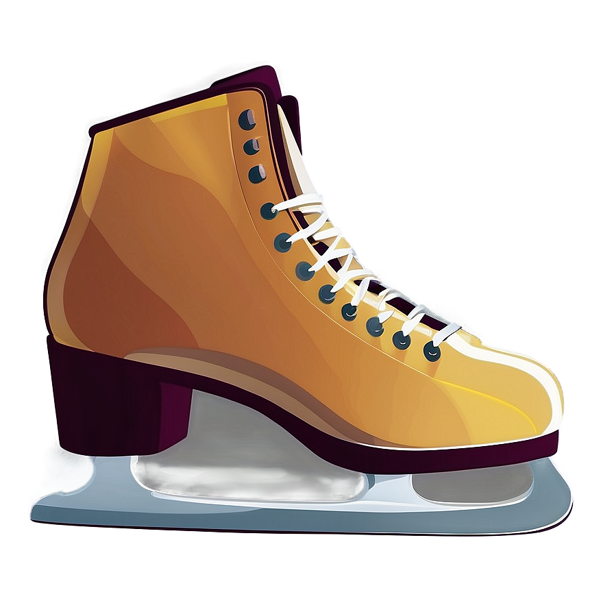 Ice Skate Flat Design Png Cau PNG Image