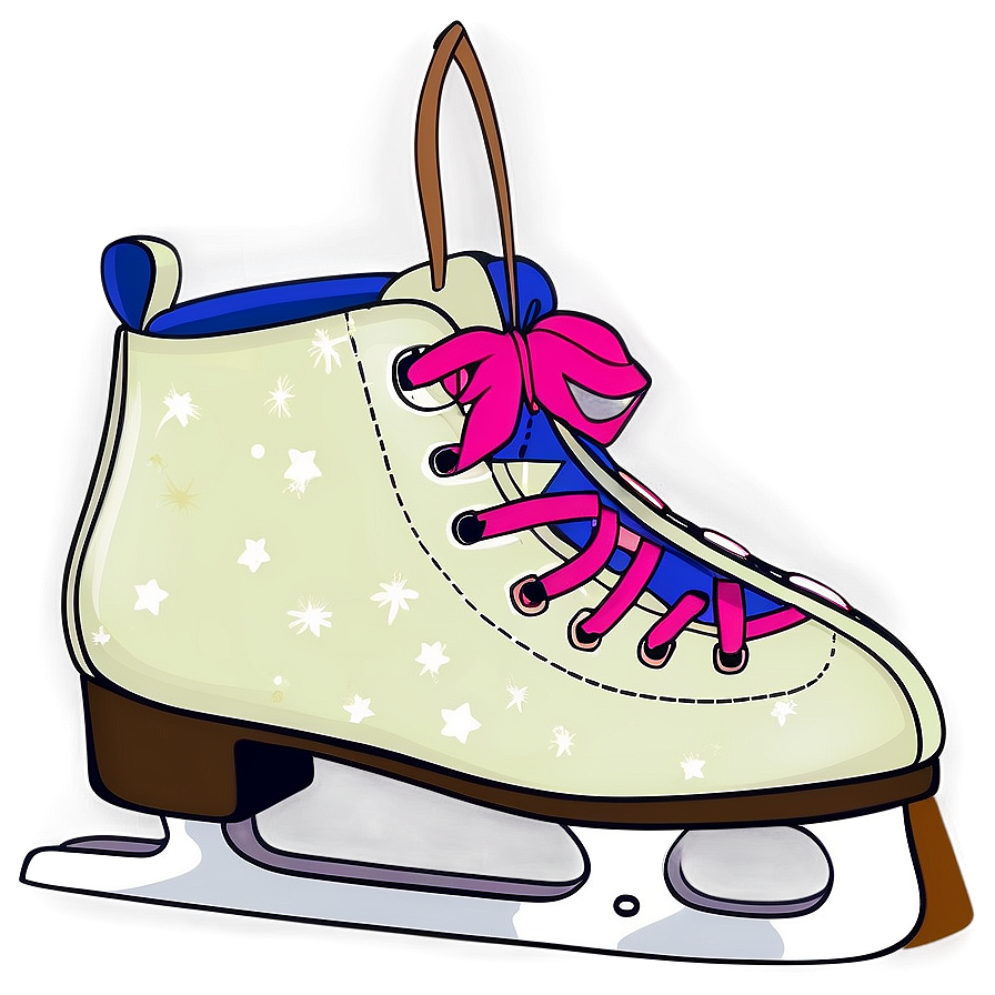 Ice Skate Print Png 06212024 PNG Image