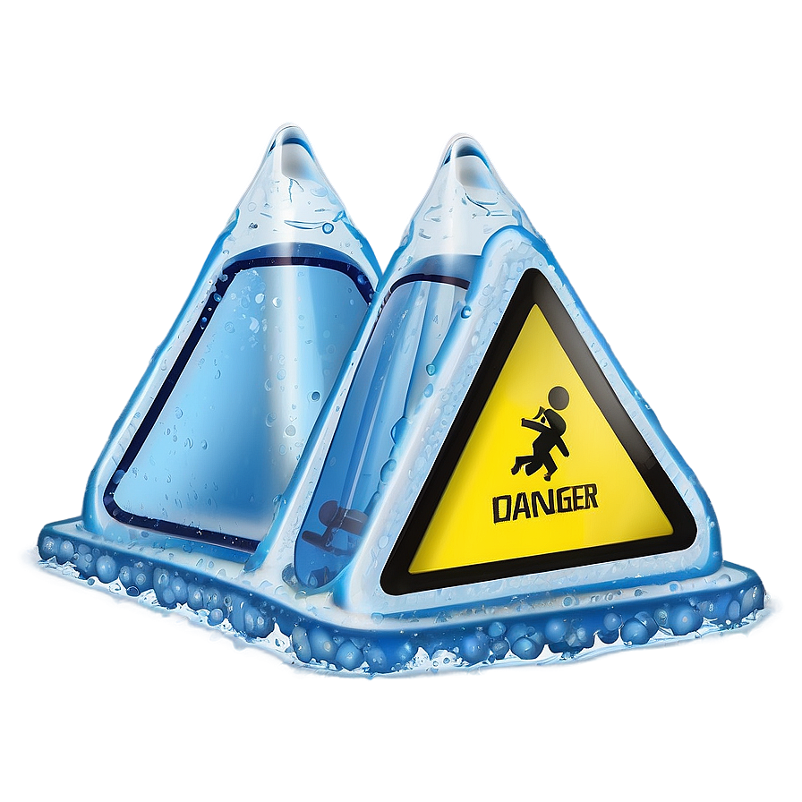 Ice Slip Danger Warning Png 06112024 PNG Image