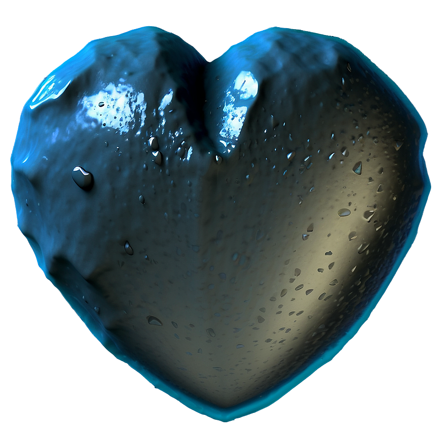 Iceberg Blue Heart Emoji Png Pya1 PNG Image