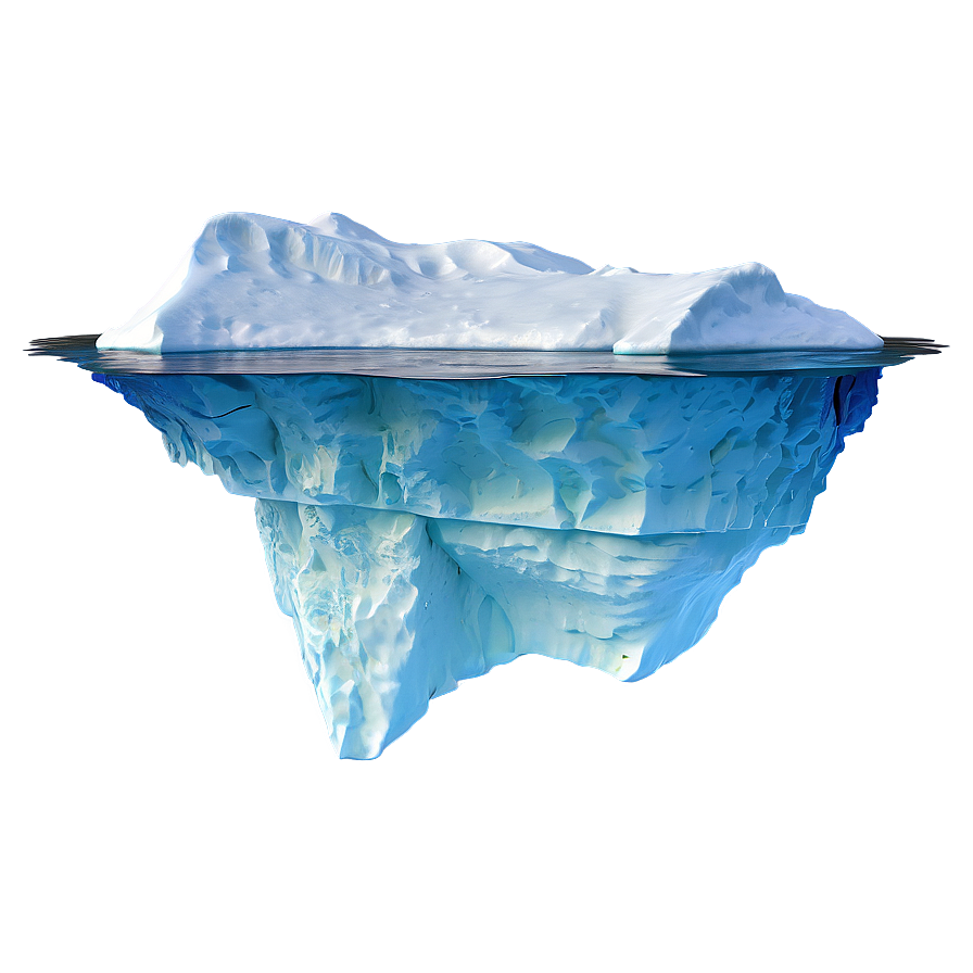 Iceberg Floating In Ocean Photo Png 05212024 PNG Image