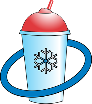 Iced Drink Cup Cartoon PNG Image