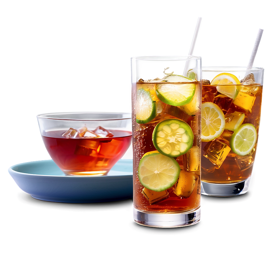 Iced Tea Glass Png Wqg PNG Image