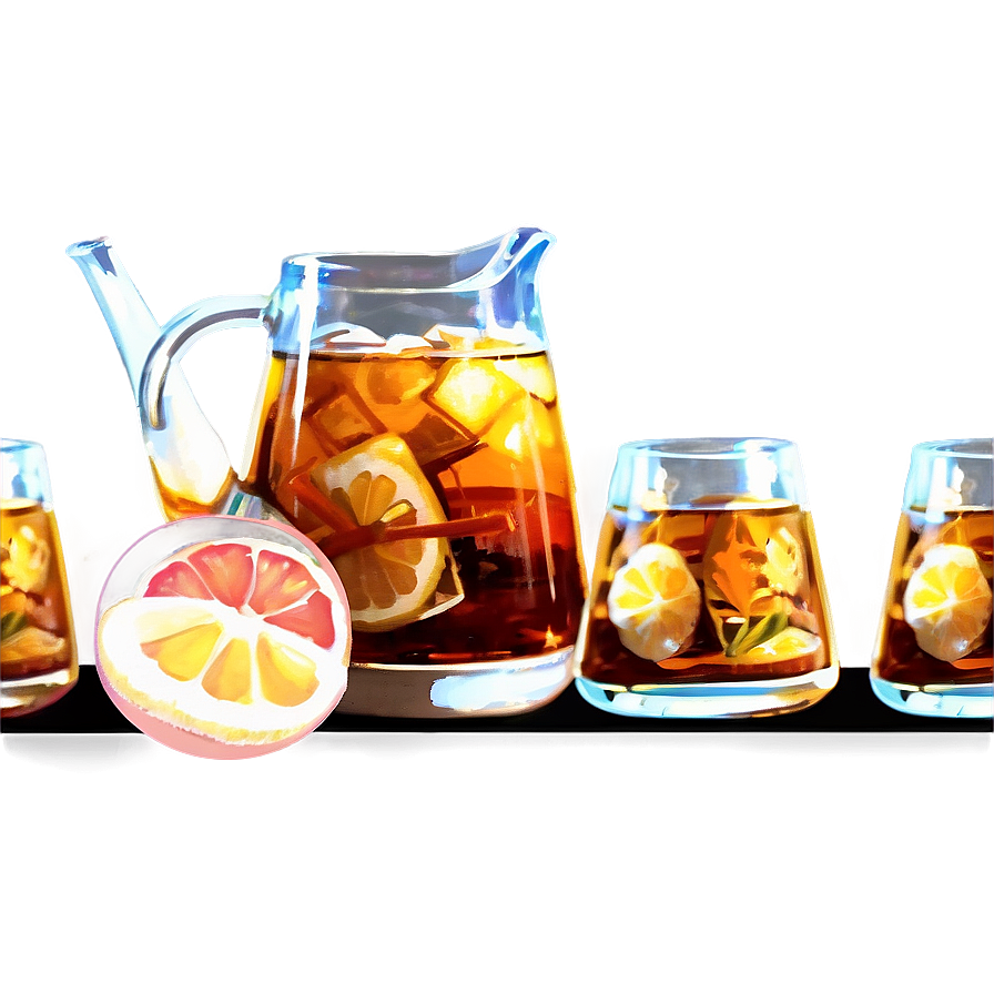 Iced Tea In Sunlight Png Awp PNG Image