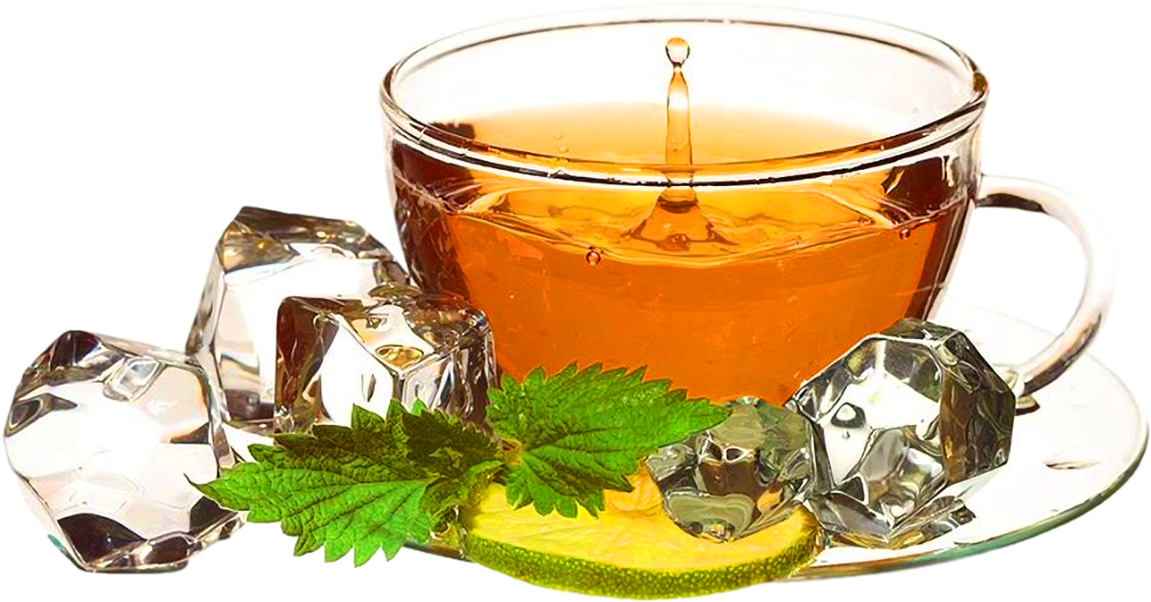 Iced Tea Preparation PNG Image