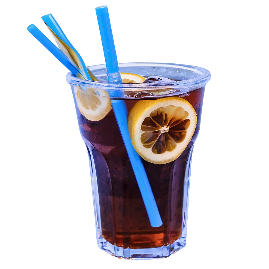 Iced Tea With Straw Png 27 PNG Image