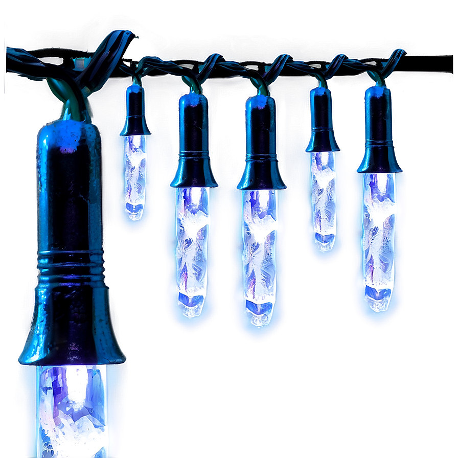 Icicle String Lights Png Hyk PNG Image