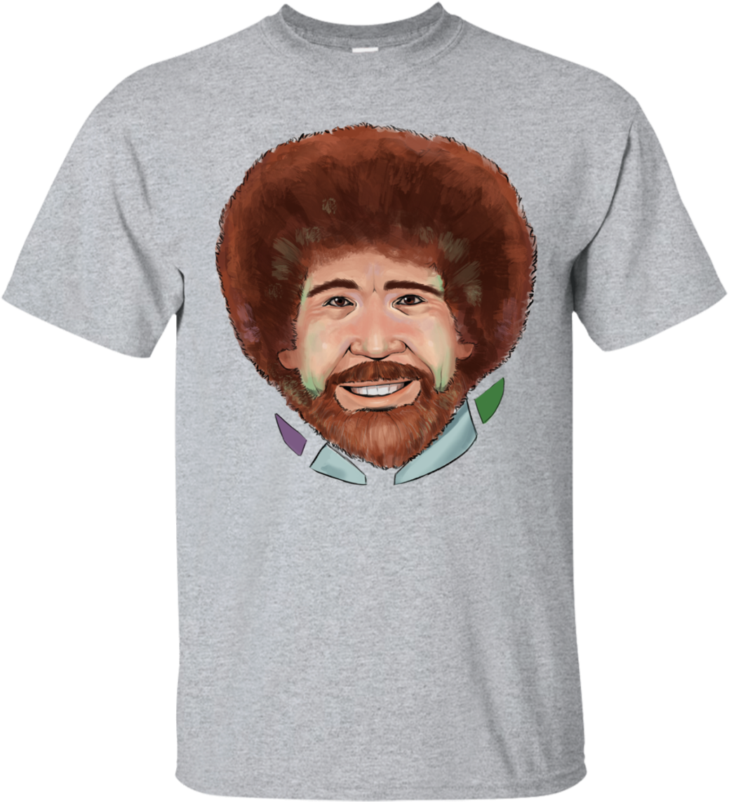 Iconic Afro Portrait T Shirt Design PNG Image