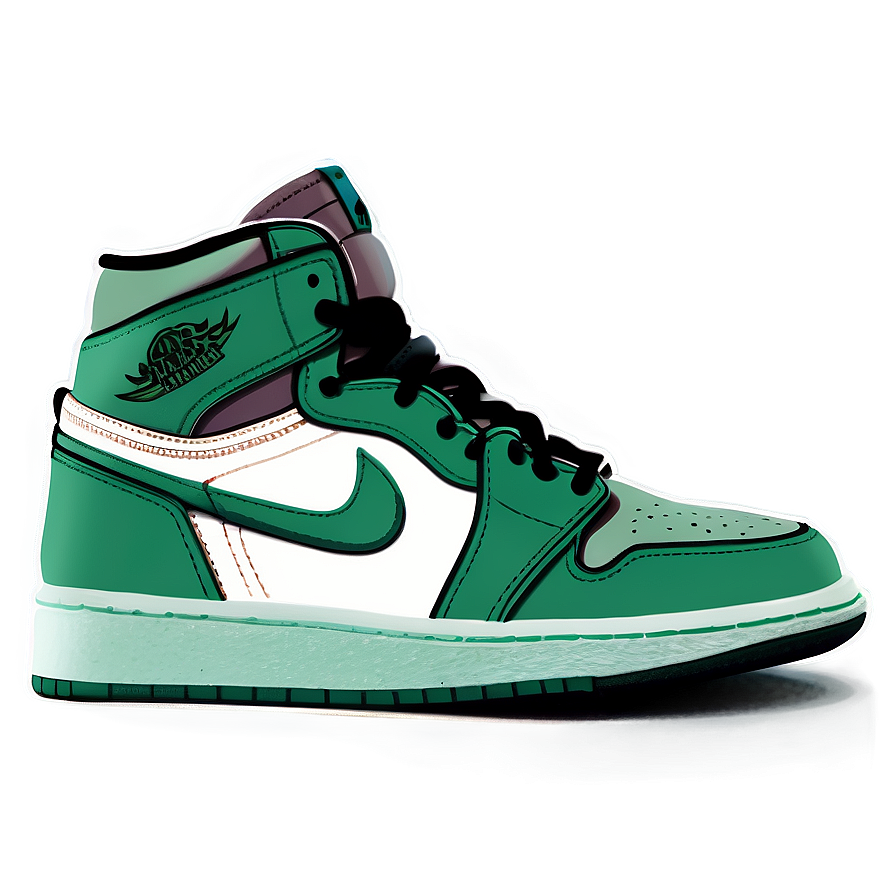 Iconic Air Jordan 1 Silhouette Png Lfx PNG Image