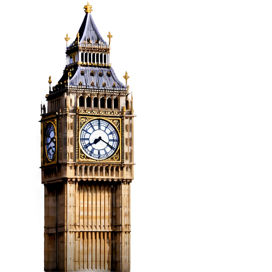 Iconic Big Ben Clock Tower Png Olb PNG Image