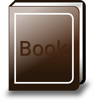 Iconic Brown Book Graphic PNG Image