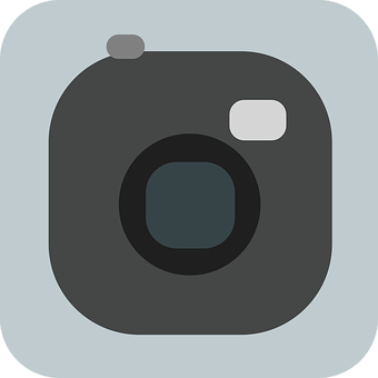 Iconic Camera App Design PNG Image