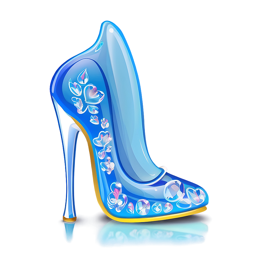 Iconic Cinderella Glass Shoe Png 6 PNG Image