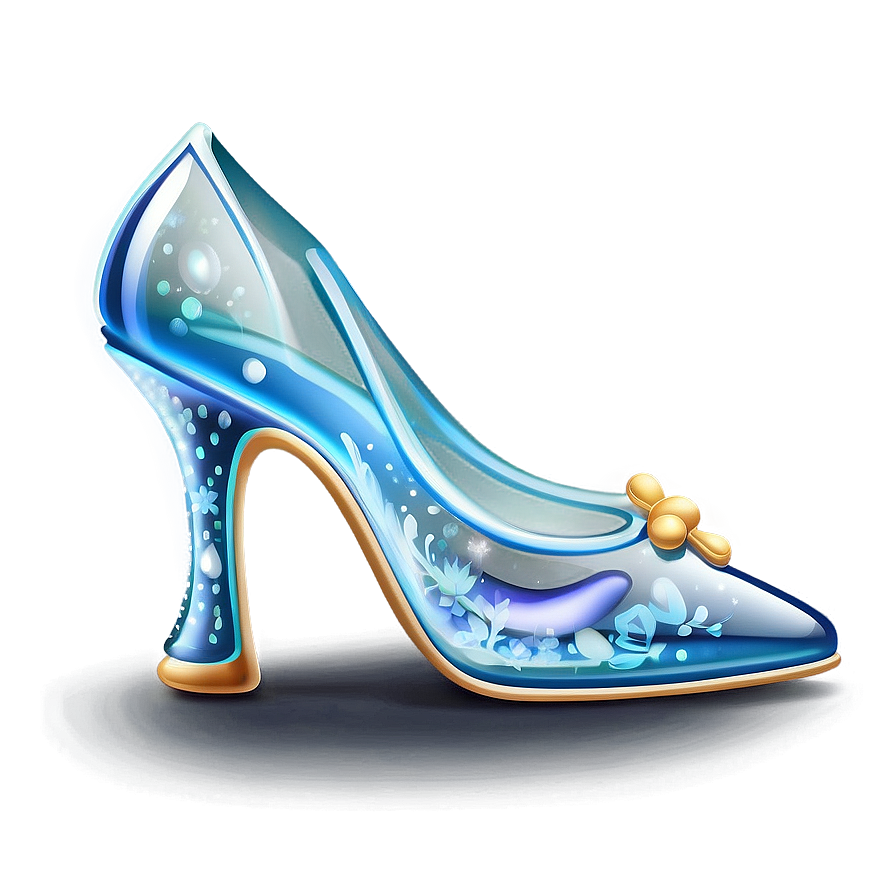 Iconic Cinderella Glass Shoe Png Qdu PNG Image