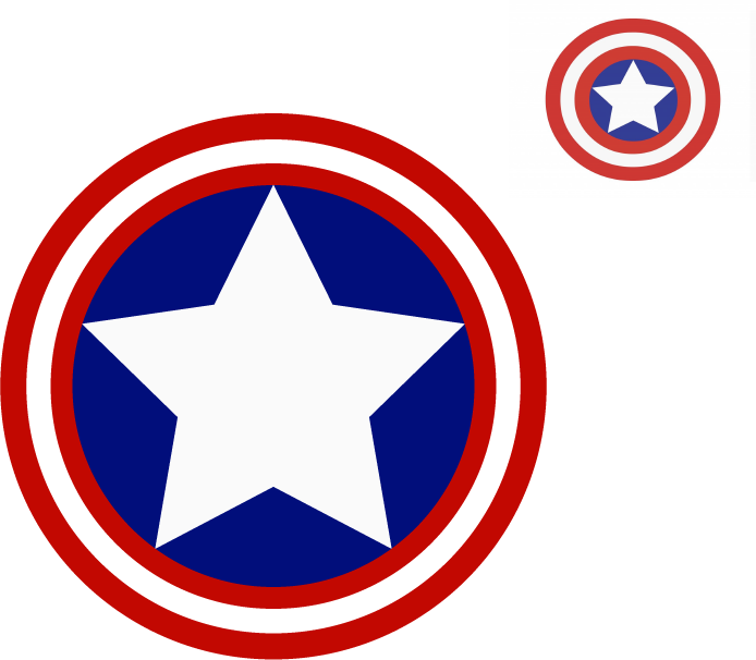 Iconic Circular Superhero Shield Logo PNG Image