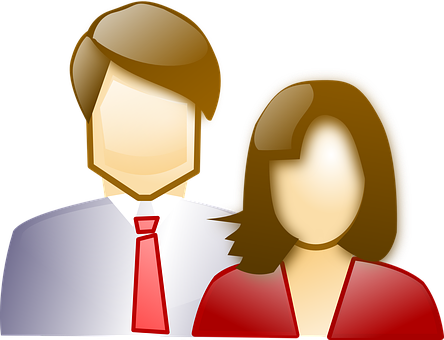 Iconic Couple Avatar PNG Image