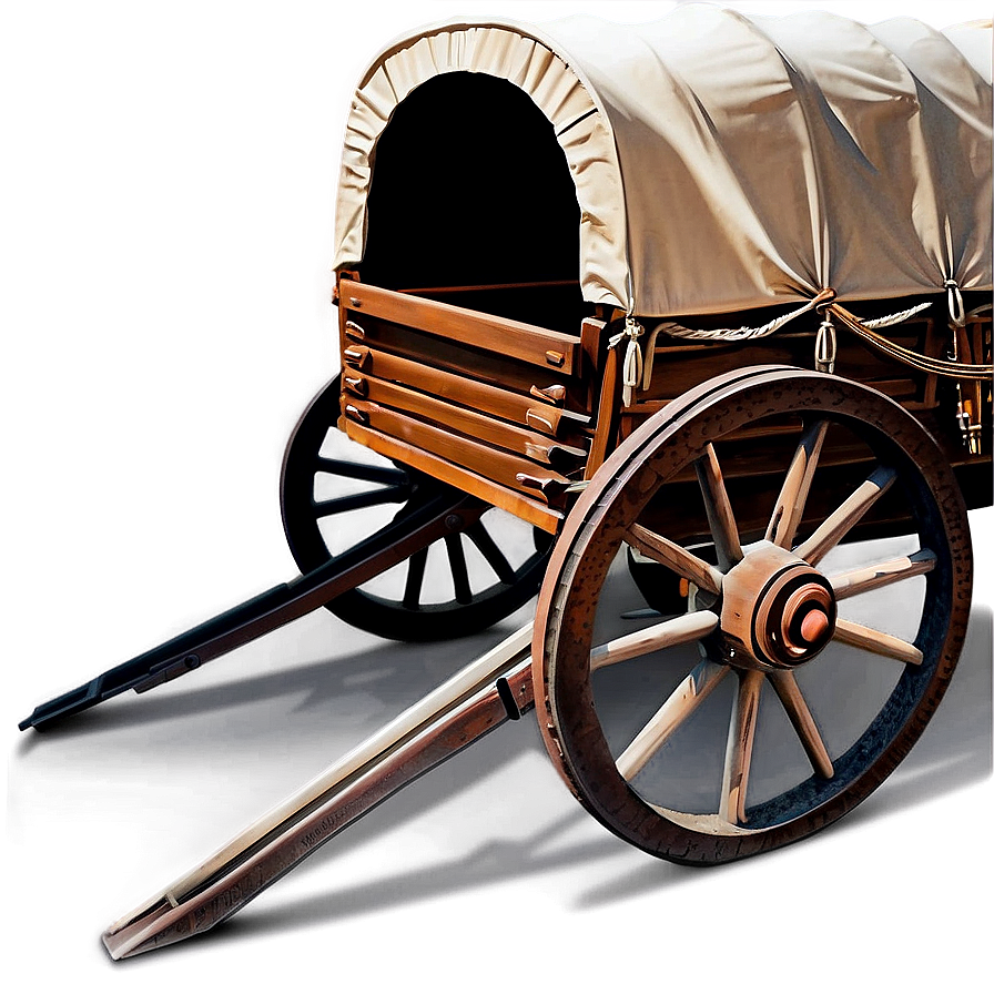 Iconic Covered Wagon Emblem Png 06292024 PNG Image