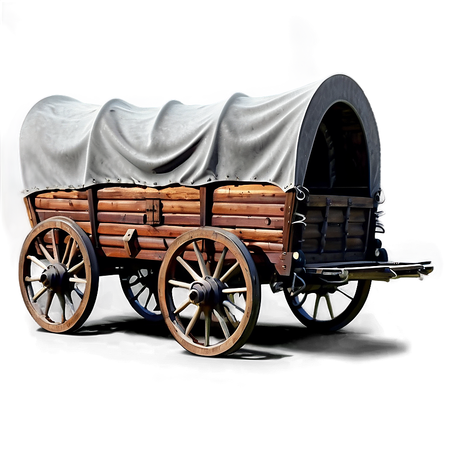 Iconic Covered Wagon Emblem Png Ery PNG Image