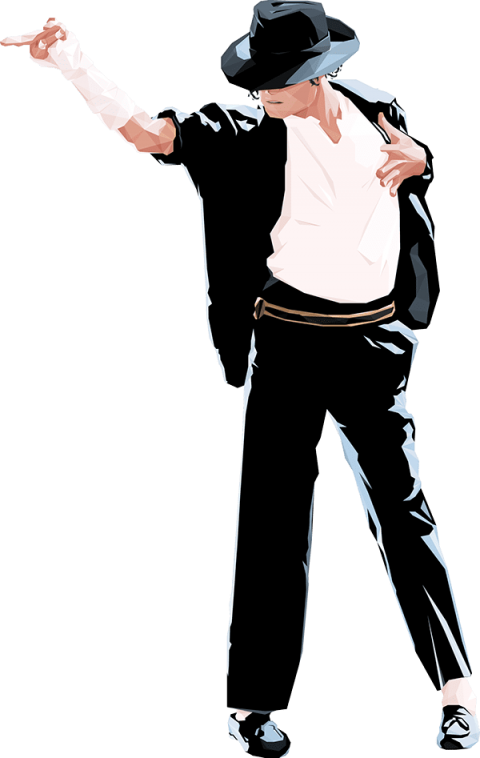 Iconic Dance Move Illustration PNG Image