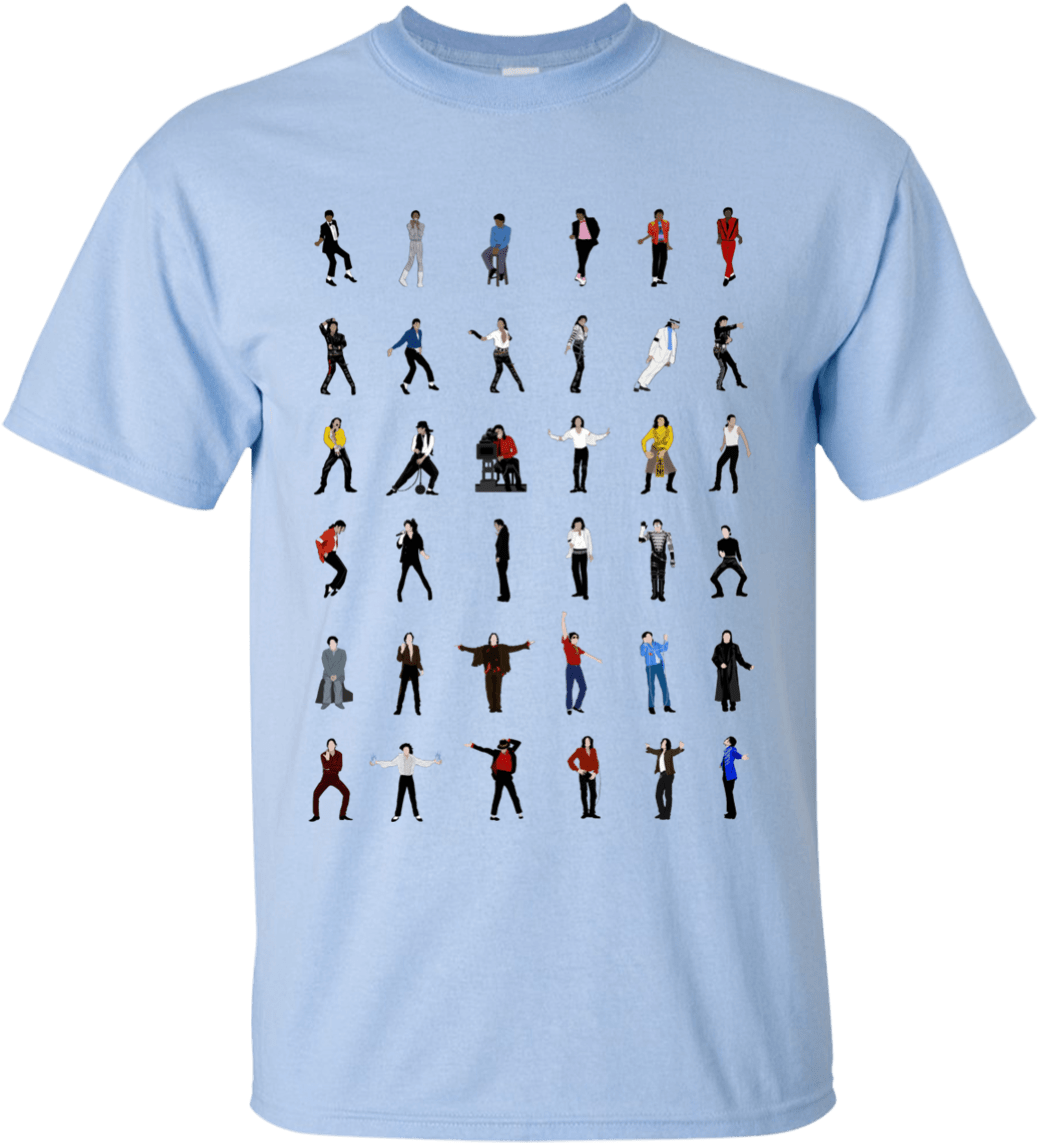 Iconic Dance Moves T Shirt Design PNG Image