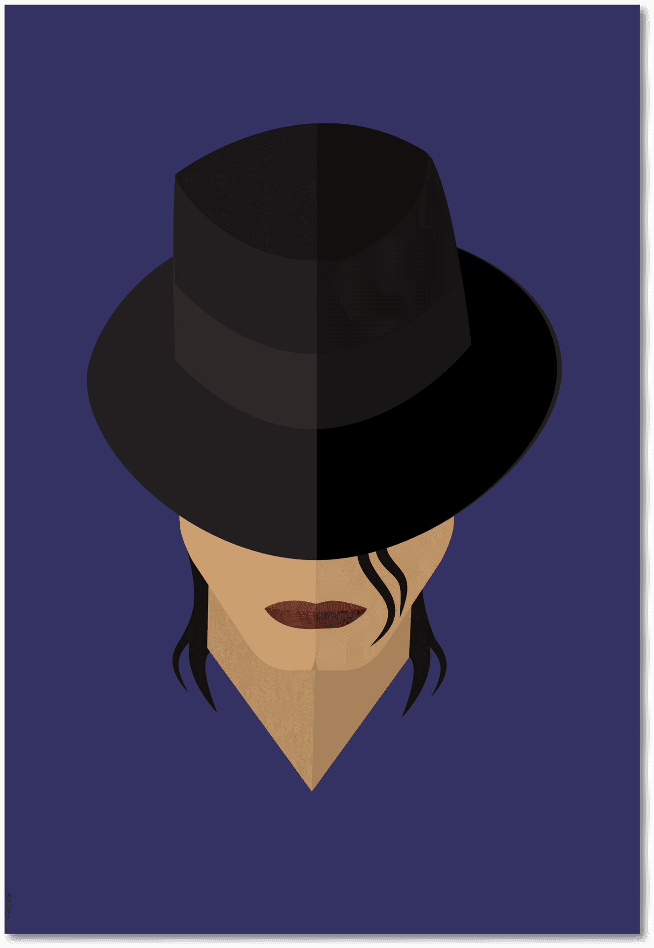 Iconic Fedora Hat Vector Illustration PNG Image