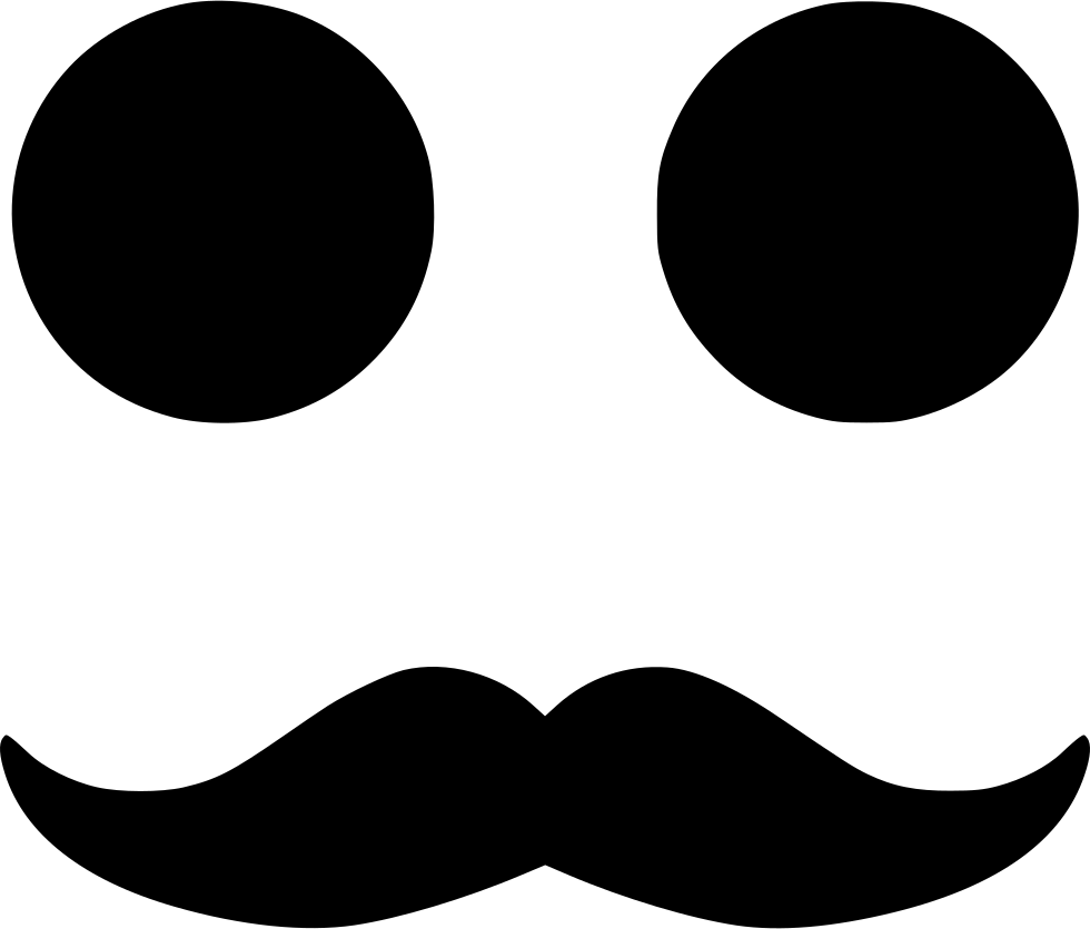 Iconic Gentleman Mustacheand Glasses PNG Image