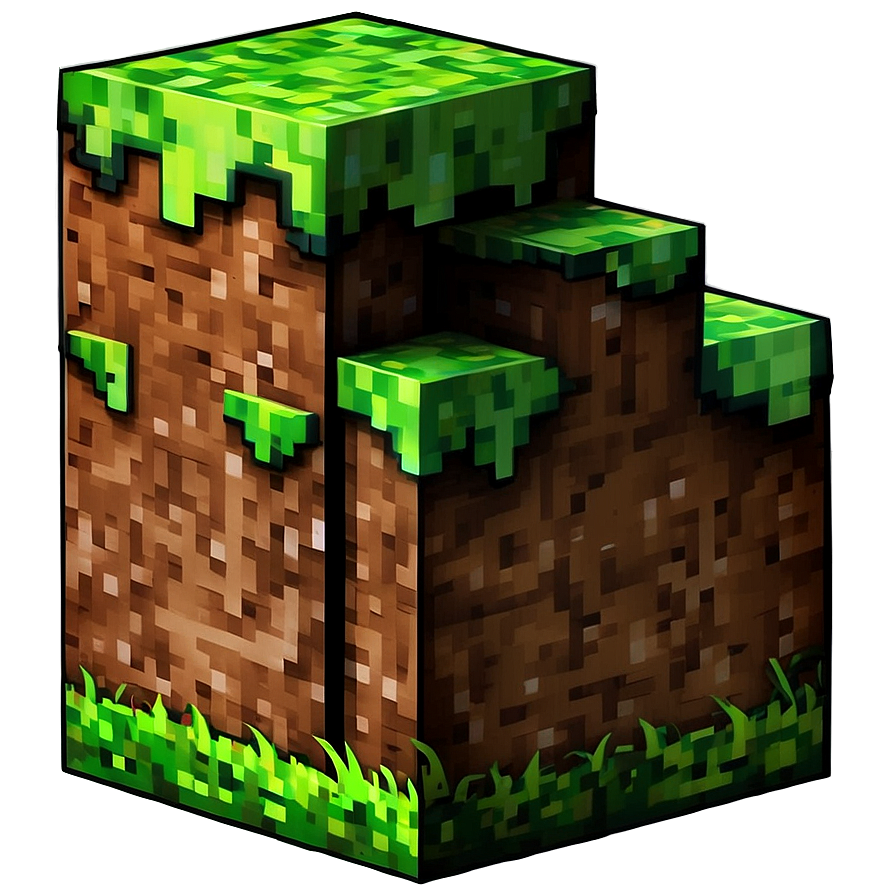 Iconic Minecraft Grass Block Png Iqn5 PNG Image