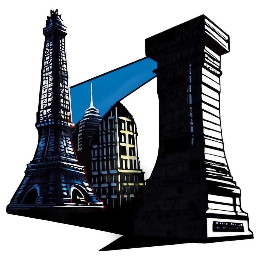 Iconic Monument Silhouette Png Msr42 PNG Image