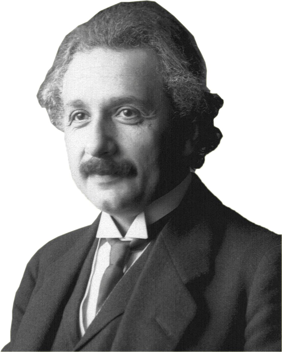 Iconic Physicist Portrait PNG Image