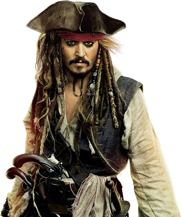 Iconic Pirate Costume PNG Image