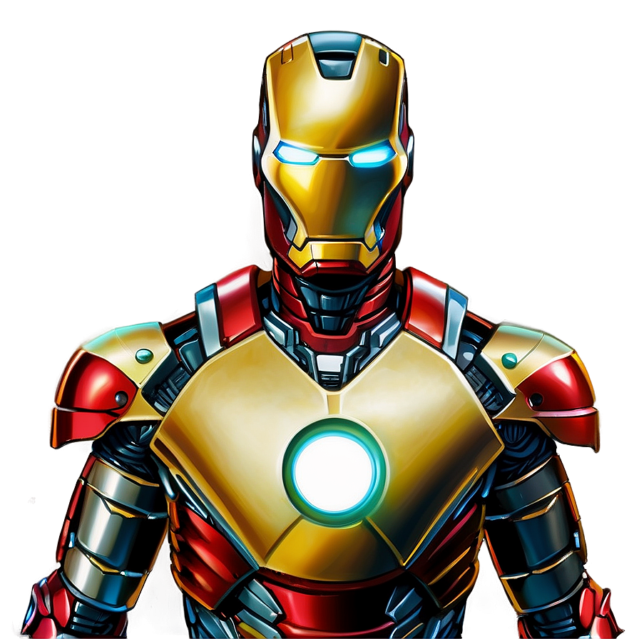 Iconic Red And Gold Iron Man Suit Png 06292024 PNG Image