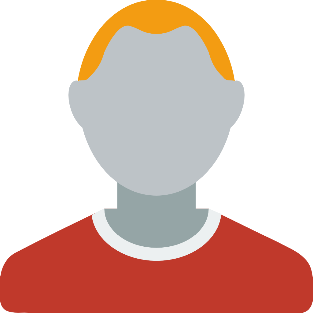 Iconic Red Shirt Avatar PNG Image