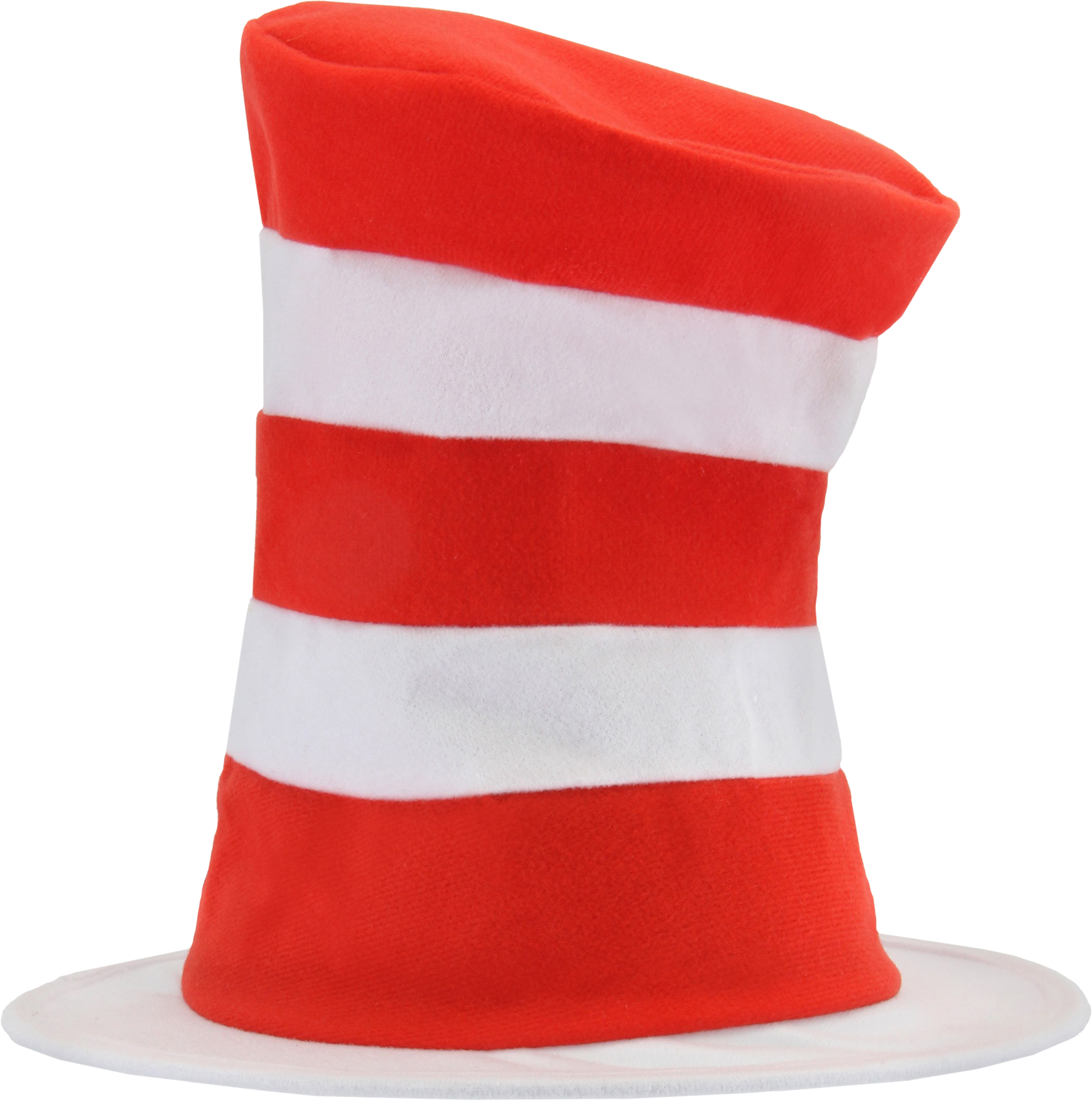 Iconic Redand White Striped Hat PNG Image