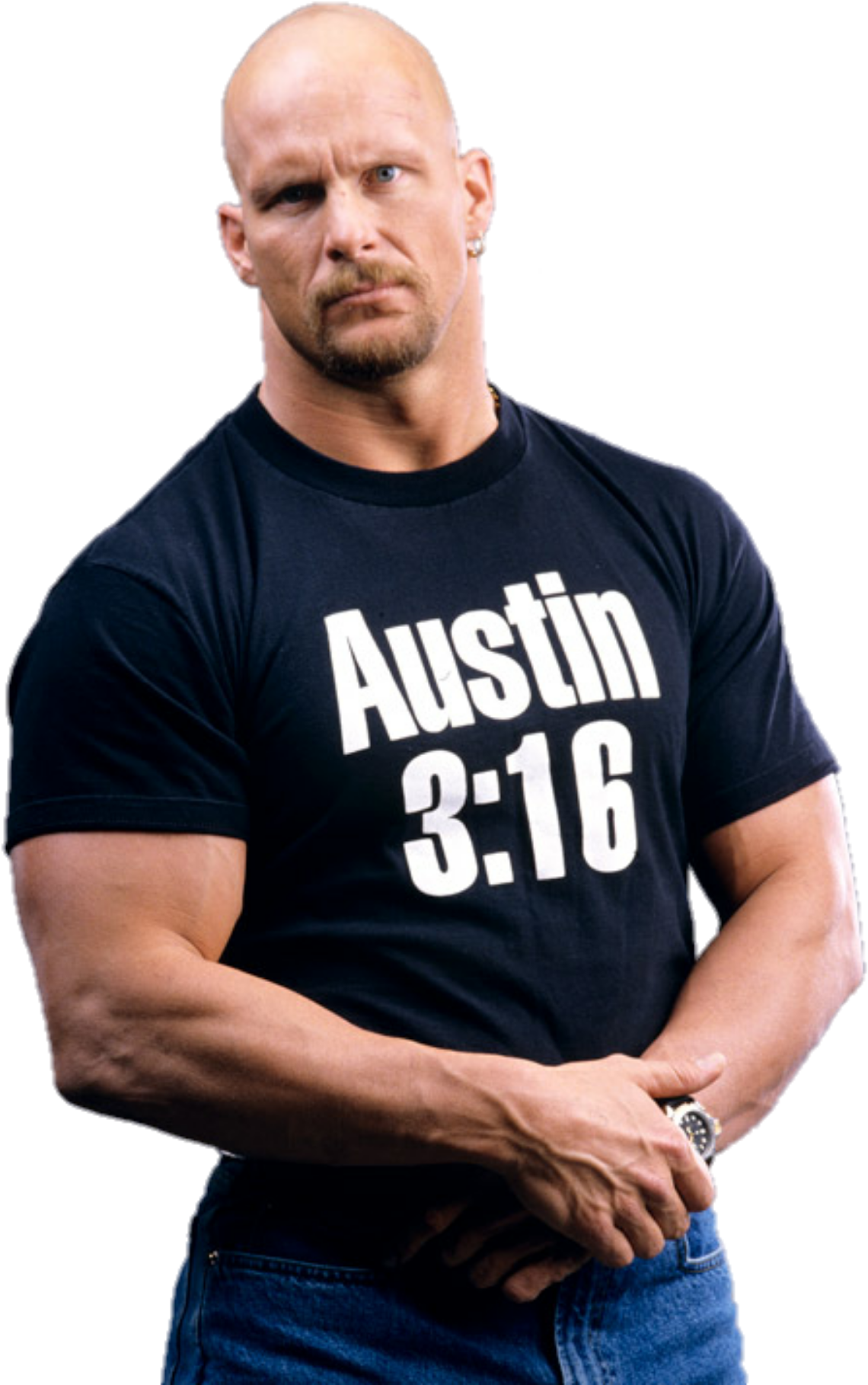 Iconic Wrestler Austin316 Shirt PNG Image