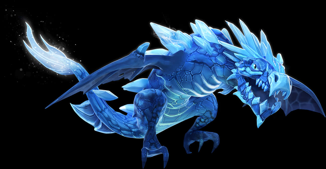 Icy_ Blue_ Dragon_ Artwork.jpg PNG Image