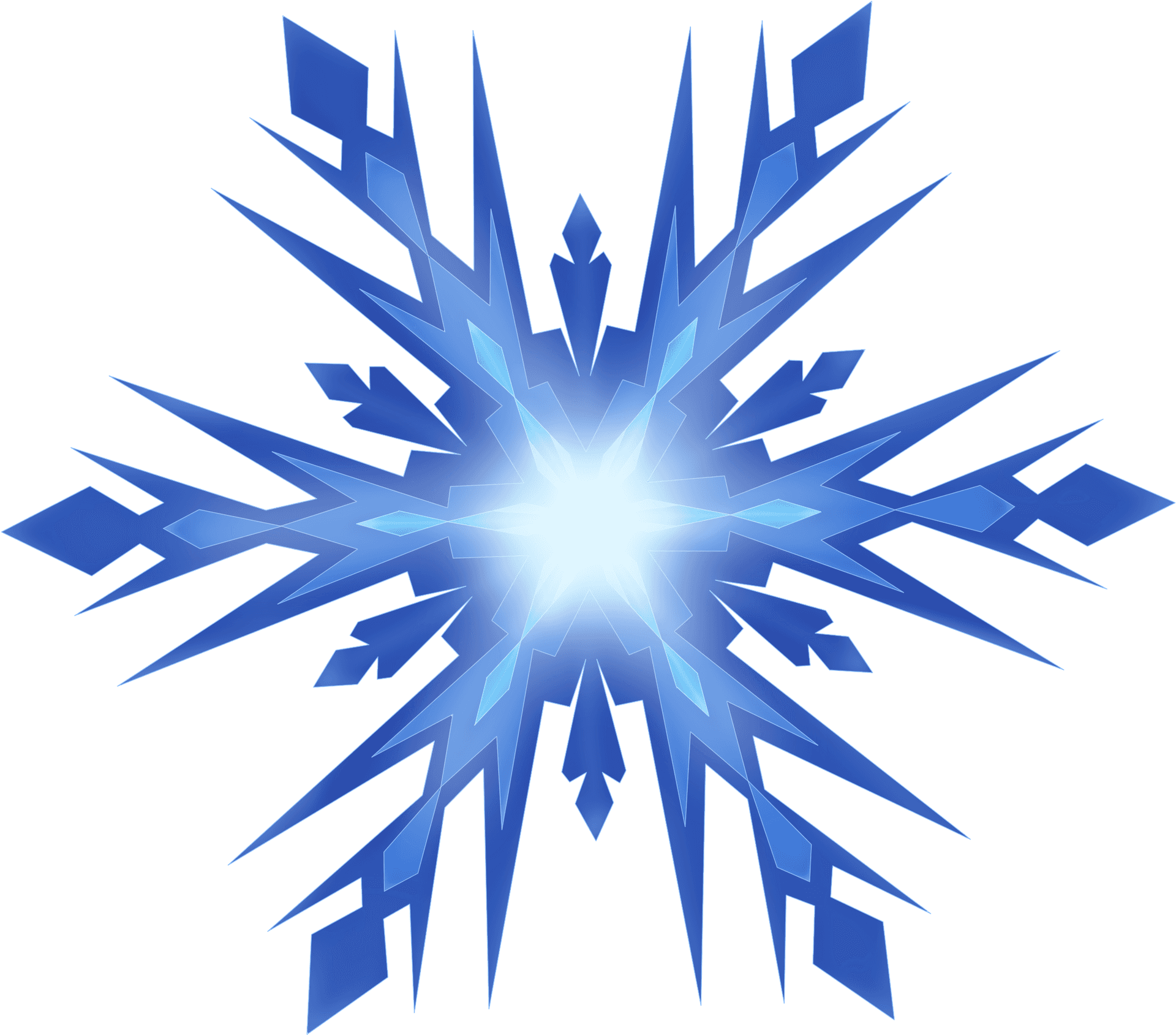 Icy_ Blue_ Snowflake_ Design.png PNG Image