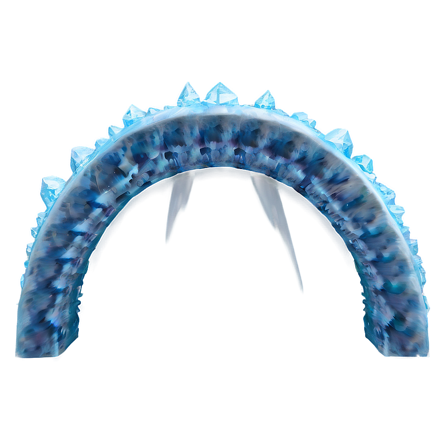 Icy Crystal Arc Png Air59 PNG Image