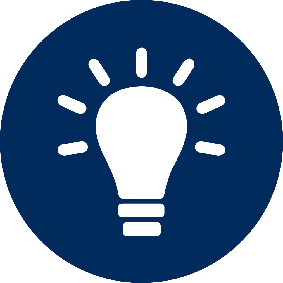 Idea Light Bulb Icon PNG Image