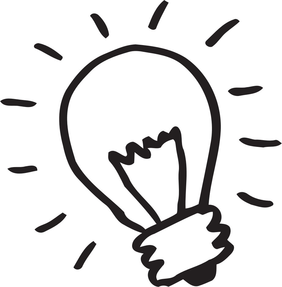 Idea Lightbulb Icon PNG Image