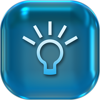 Idea Lightbulb Icon PNG Image