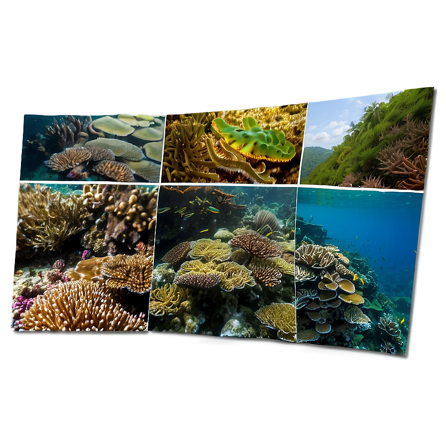 Idyllic Coral Reef Escape Png Hcq PNG Image