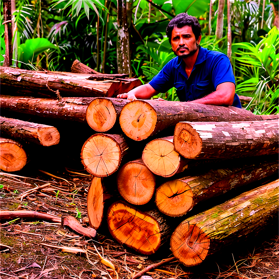 Illegal Logging Crisis Png Qwu PNG Image