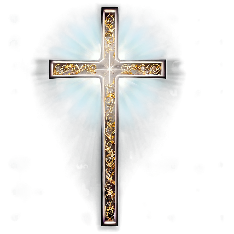 Illuminated Catholic Cross Designation Png Fyf94 PNG Image