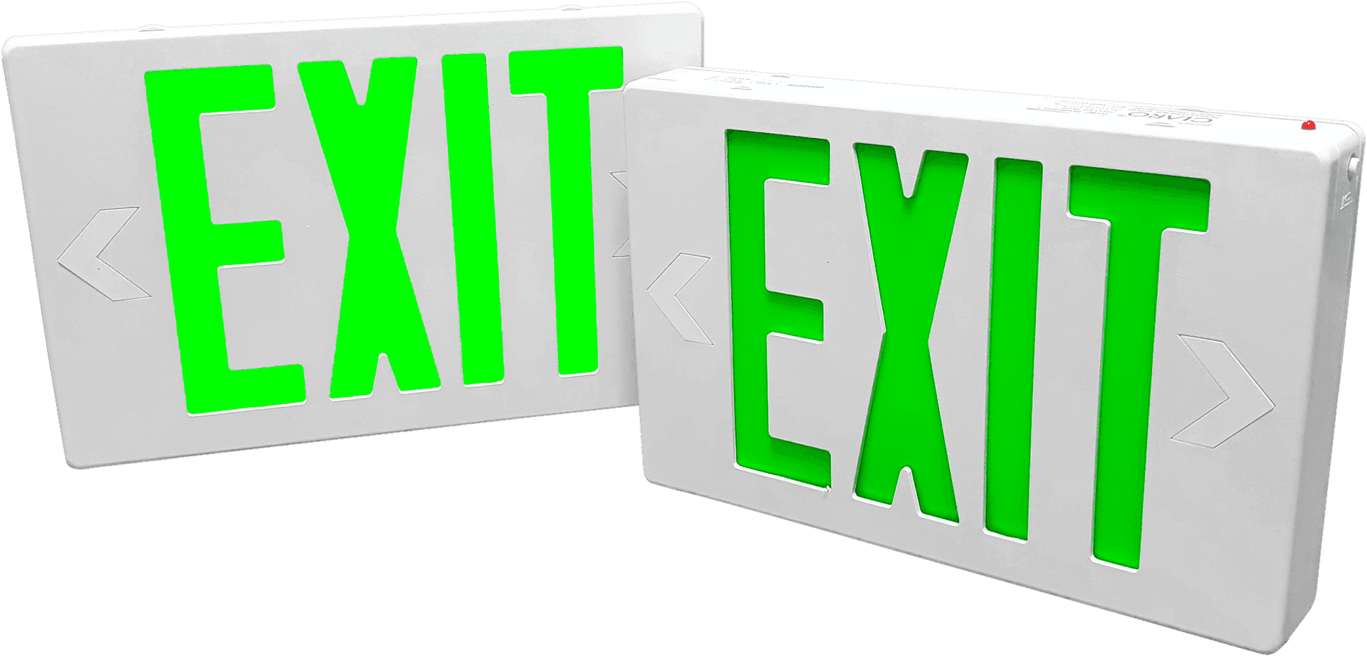 Illuminated Exit Signs PNG Image