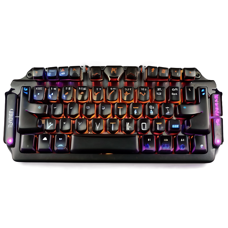 Illuminated Keyboard Png Ryk74 PNG Image