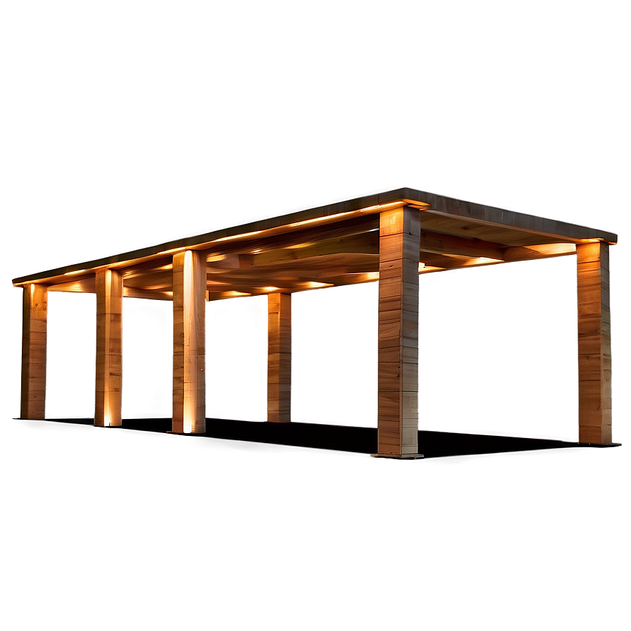 Illuminated Pergola Png 06132024 PNG Image