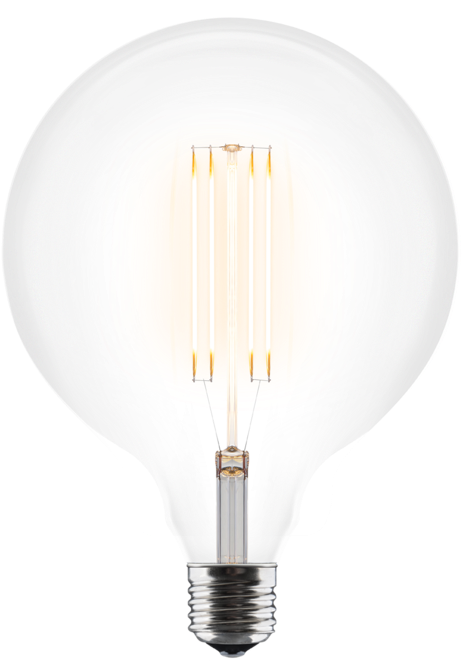 Illuminated Vintage Edison Bulb PNG Image