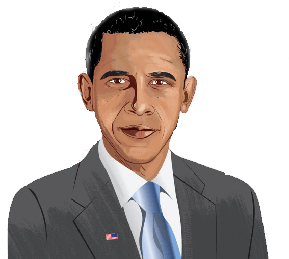 Illustrated Portraitofa Statesman PNG Image